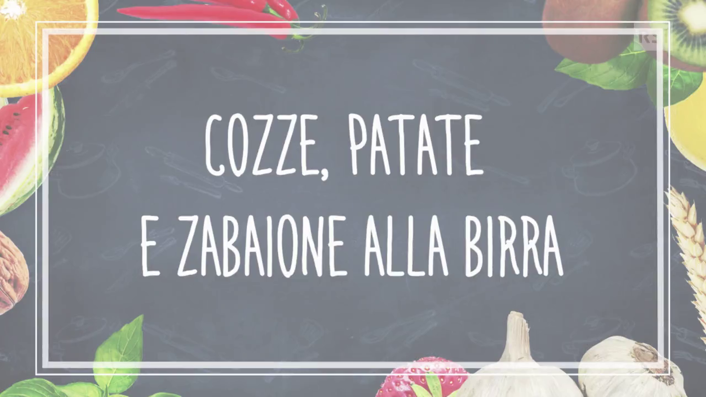 Ricetta in breve - Cozze, patate e zabaione alla birra