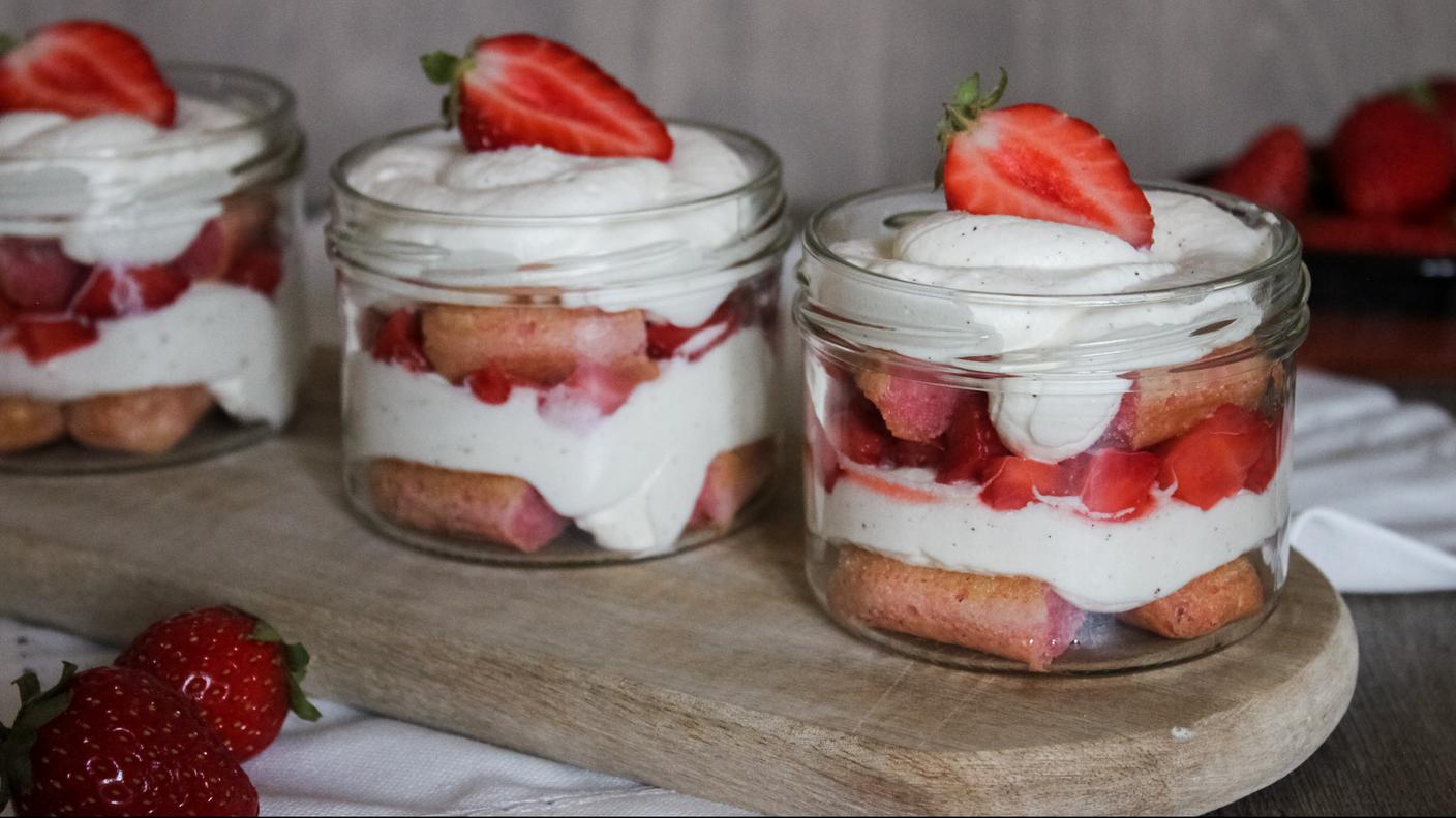 Tiramisù alle fragole