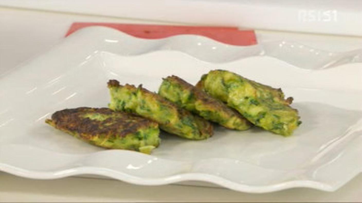 Frittelle di zucchine novelle di primavera