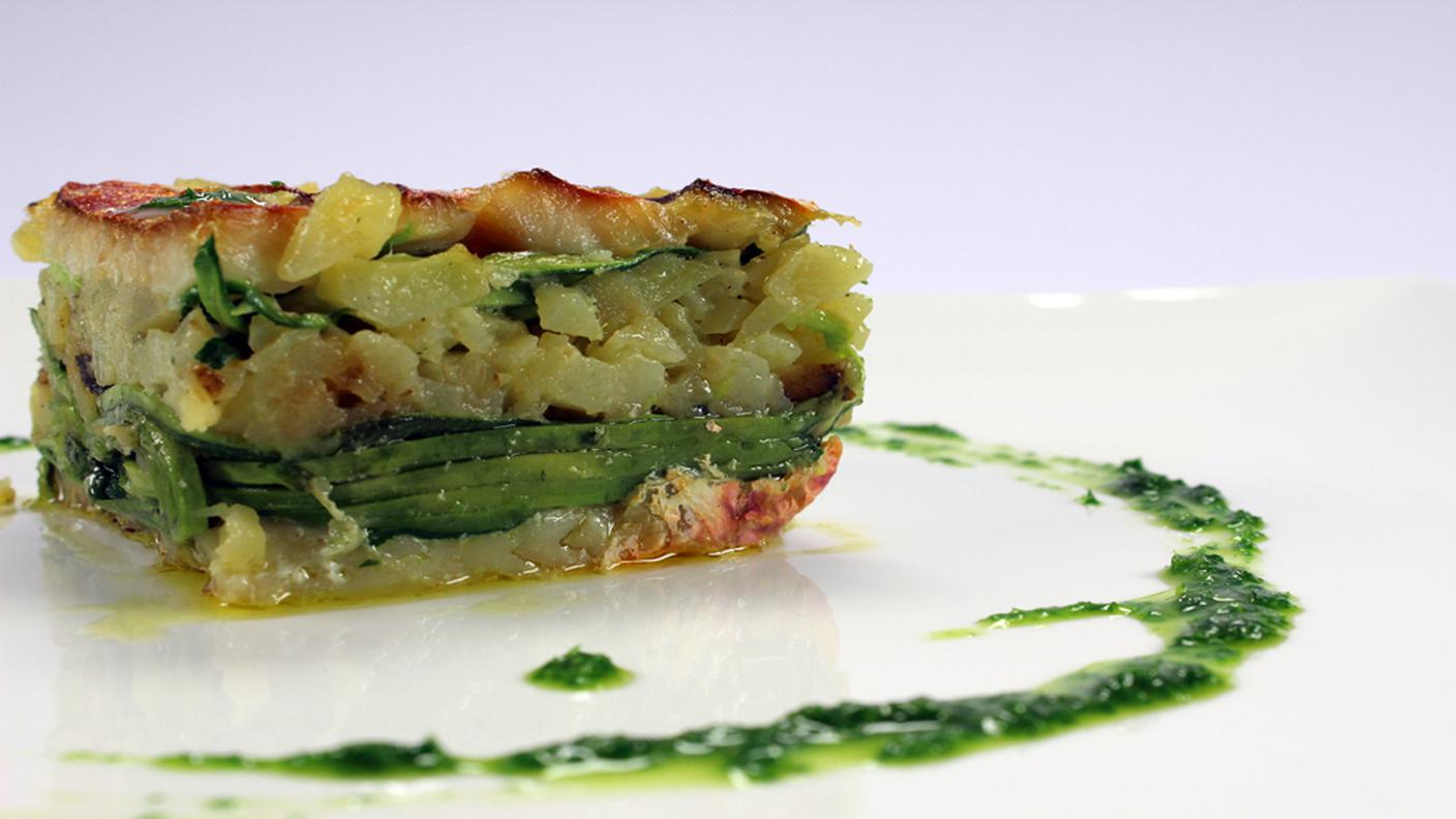 2014-09-17-Tortino di triglie, patate e zucchine