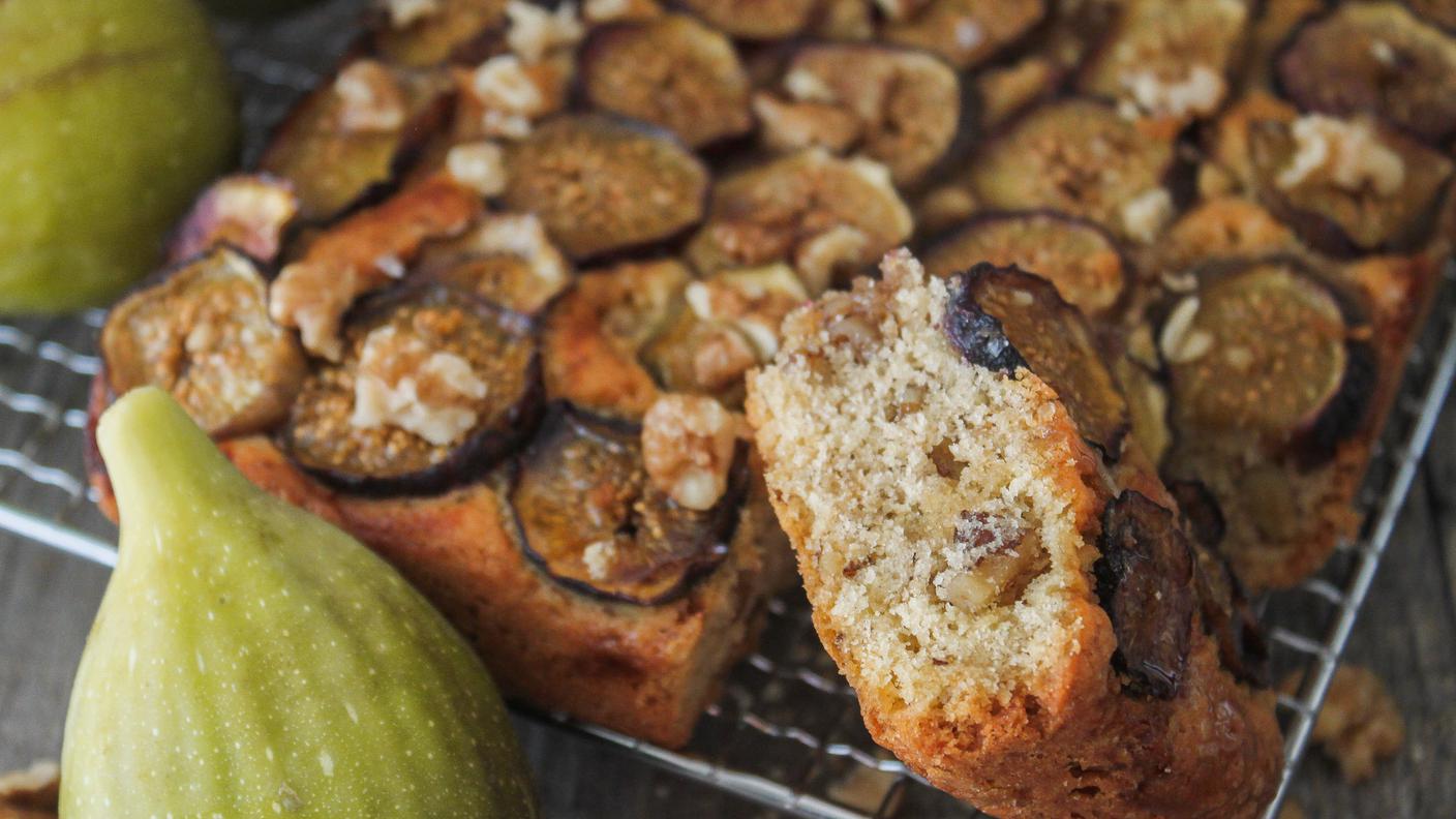 Torta di fichi e noci