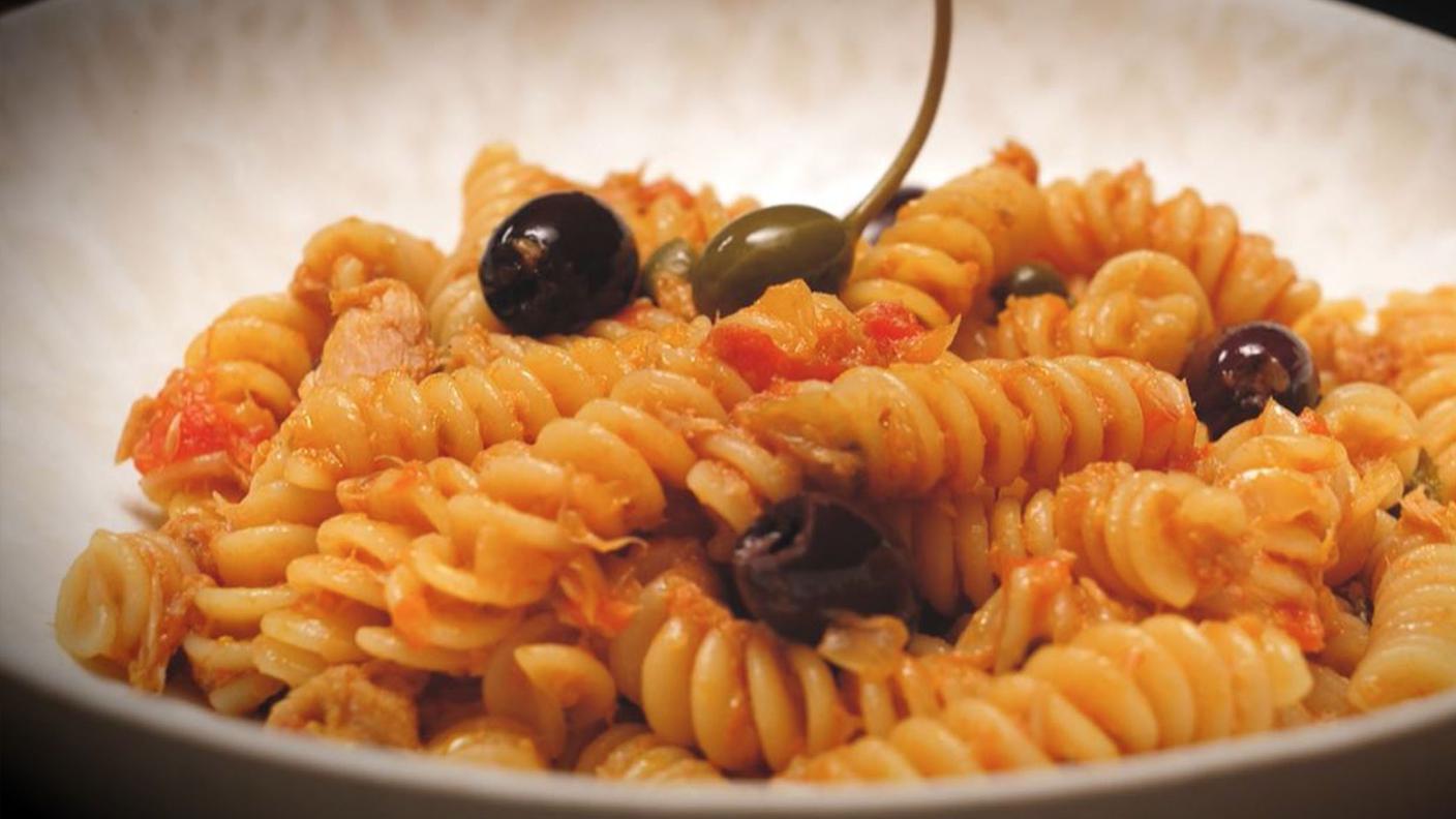 Pasta al tonno e pomodorini