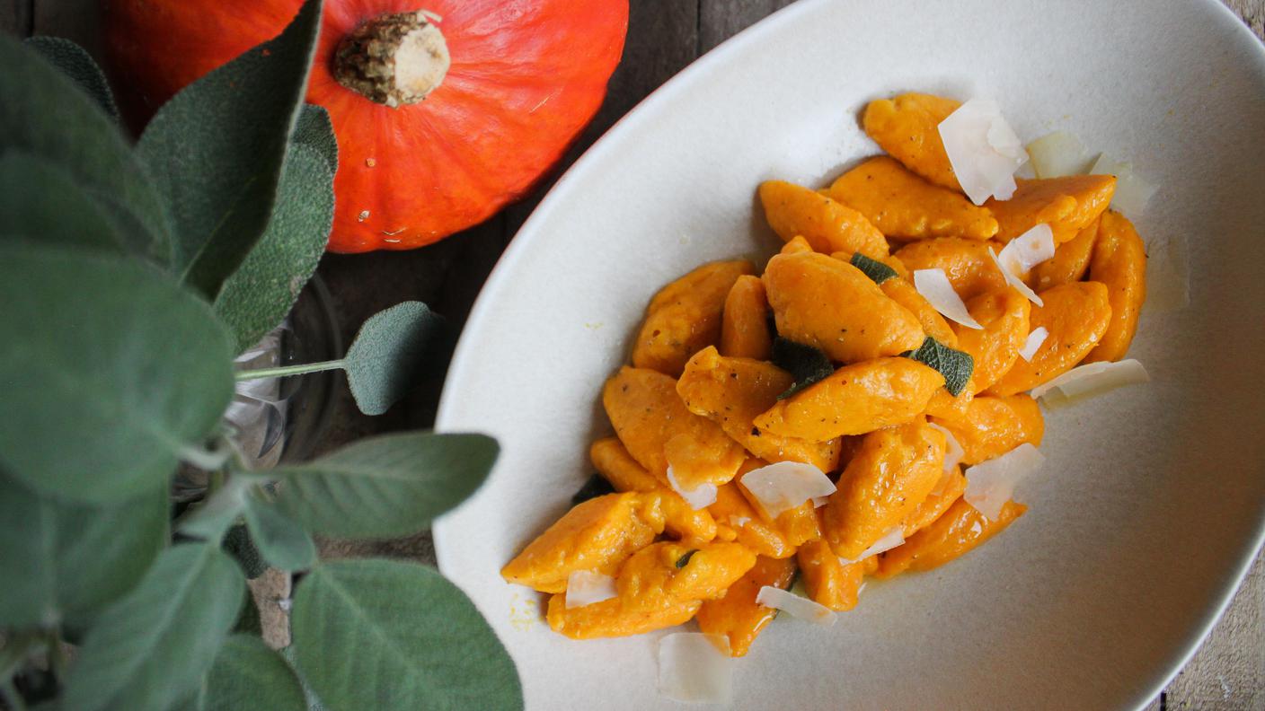 Gnocchi di zucca al cucchiaio