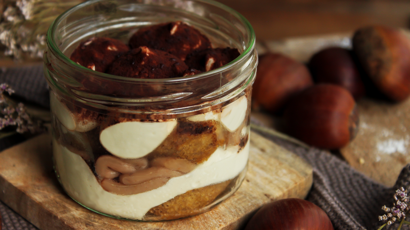 Tiramisù alle castagne