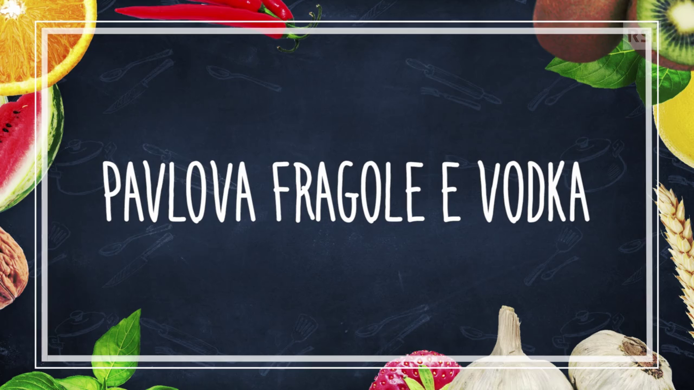 Ricetta in breve - Pavlova fragole e vodka
