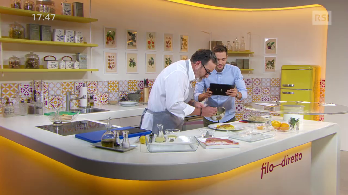 Triglie gratinate agli agrumi