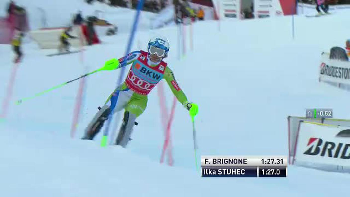Supercombinata di Crans-Montana, la seconda manche di Ilka Stuhec (24.02.2017)