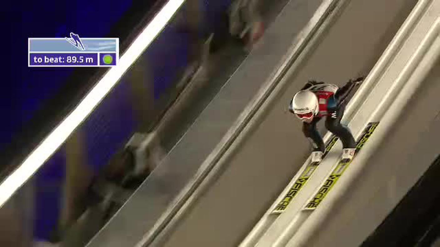 Mondiali di Lahti, il salto di Simon Ammann (25.02.2017)