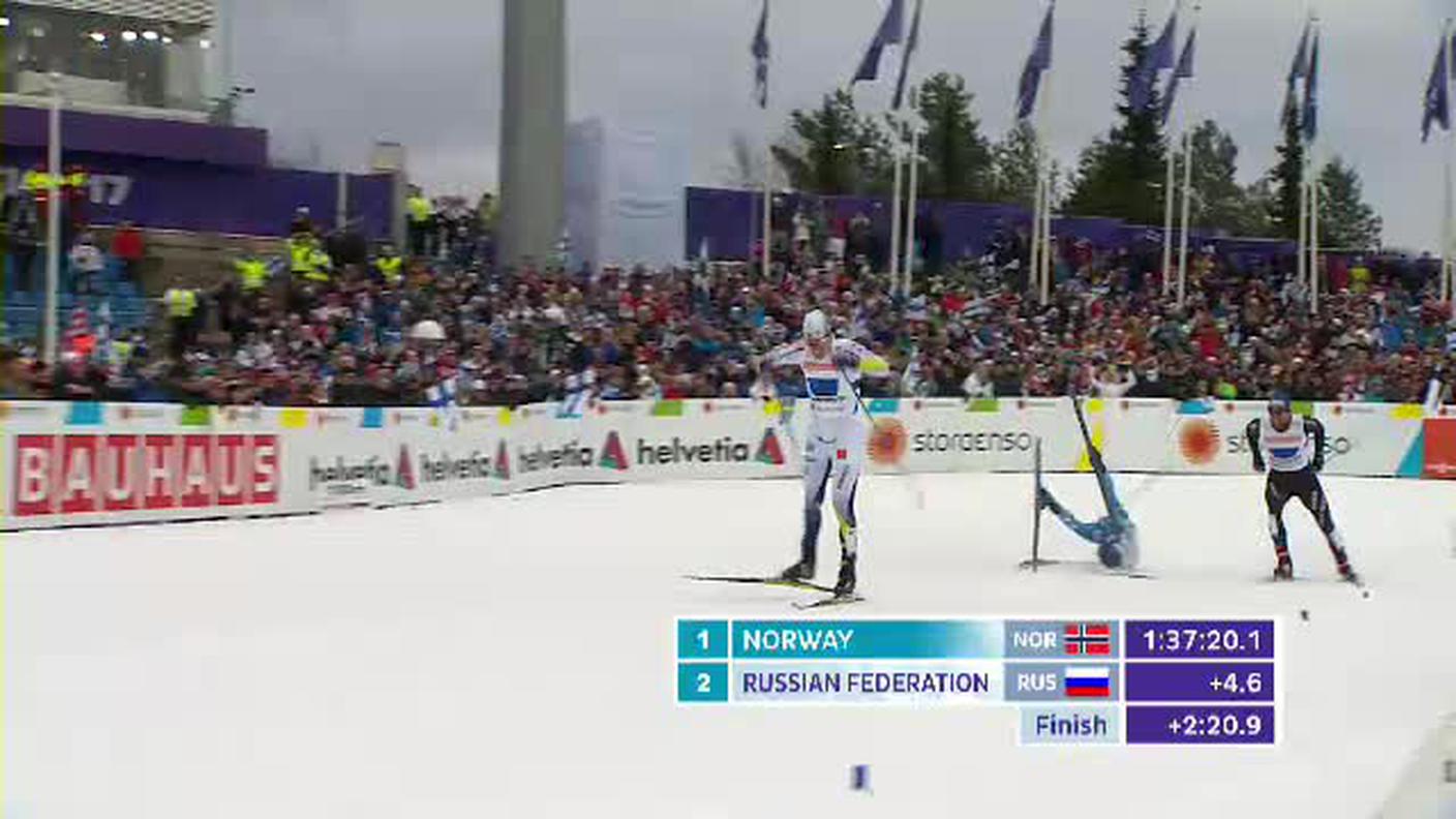 Mondiali di Lahti, le fasi finali della gara (03.03.2017)