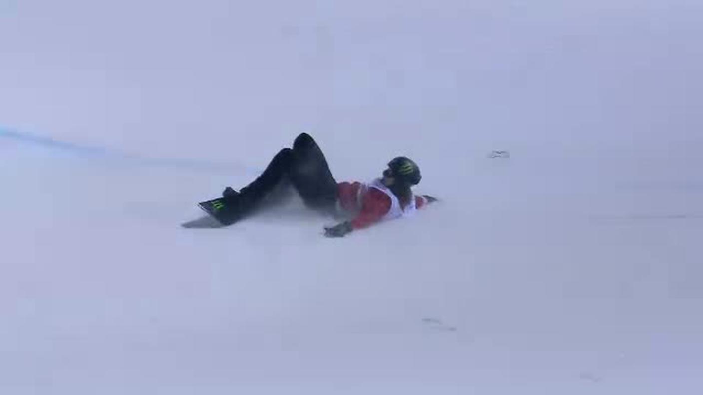Mondiali di Snowboard, l'infortunio di Iouri Podladtchikov (14.03.2017) NUOVO