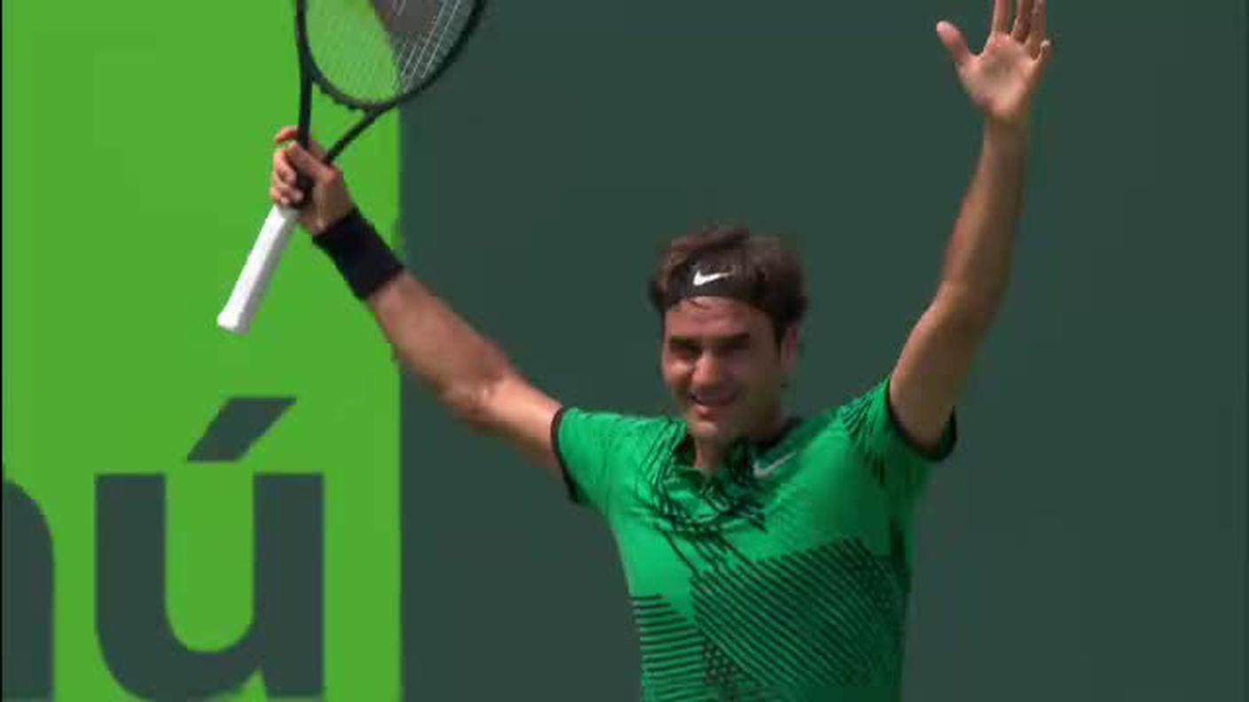Torneo di Miami, il servizio sulla finale Federer - Nadal (Telegiornale 03.04.2017, 12h30)