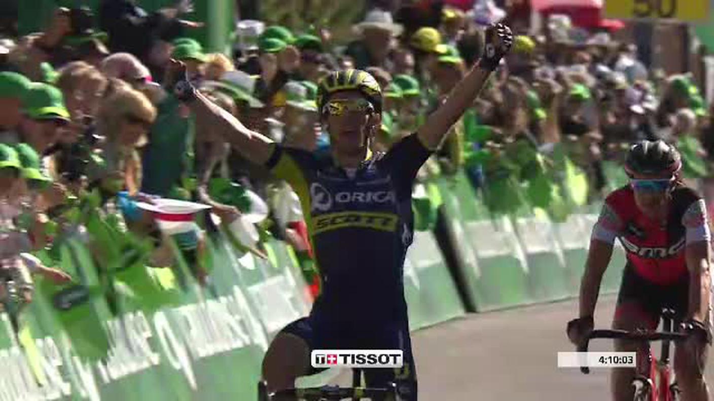 Tour de Romandie, l'arrivo della quarta tappa