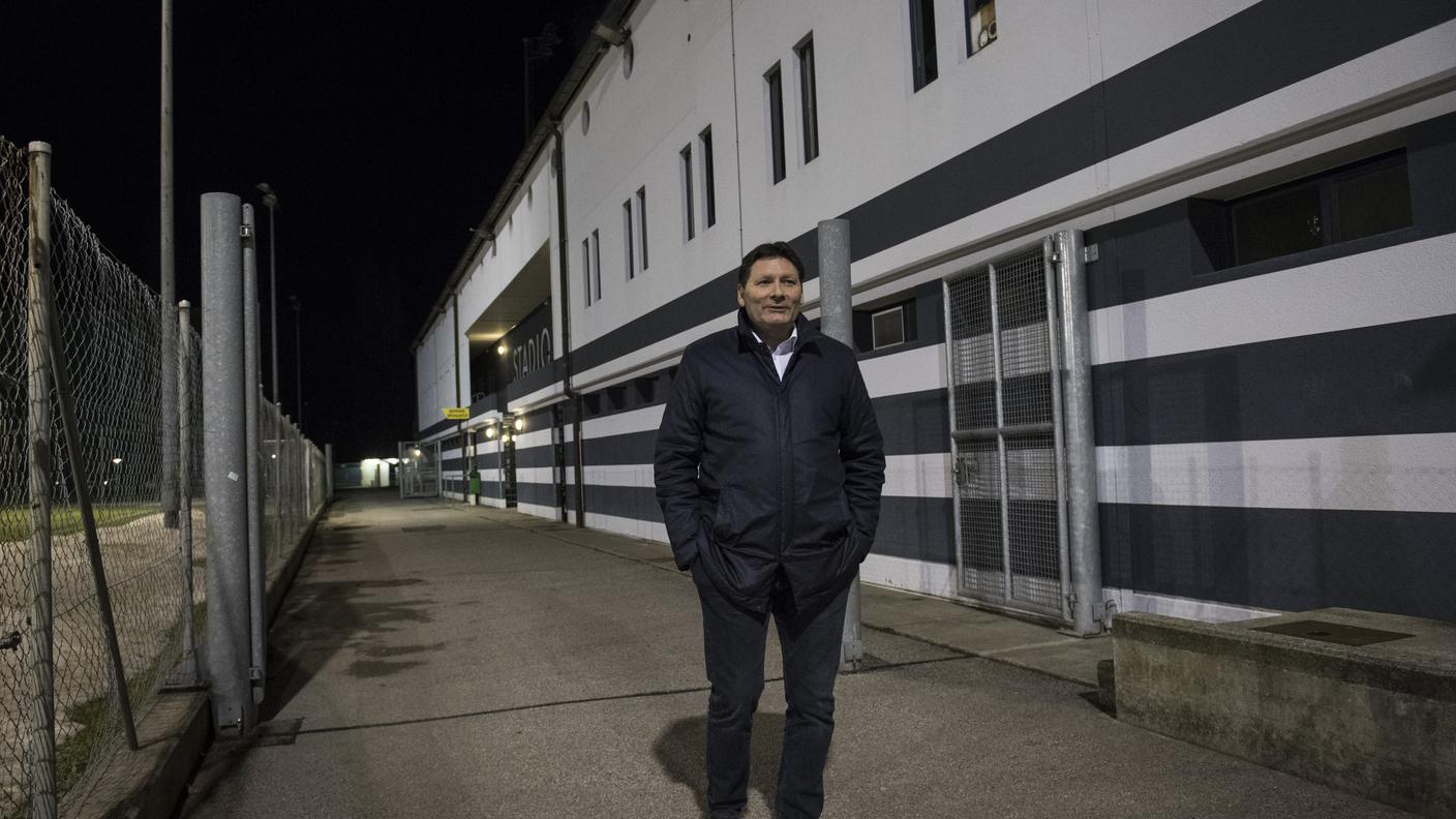 Il presidente Nicora dopo l'incontro con i giocatori