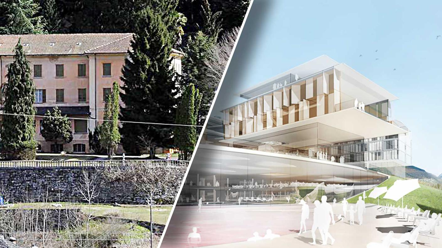 Lo stabilimento storico (destra), da non confondere con il nuovo progetto (sinistra)