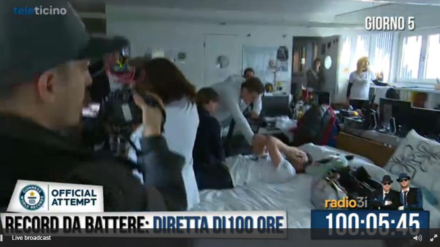 Il momento del record