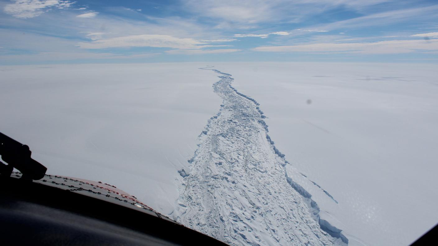 Il distacco dal blocco Larsen C