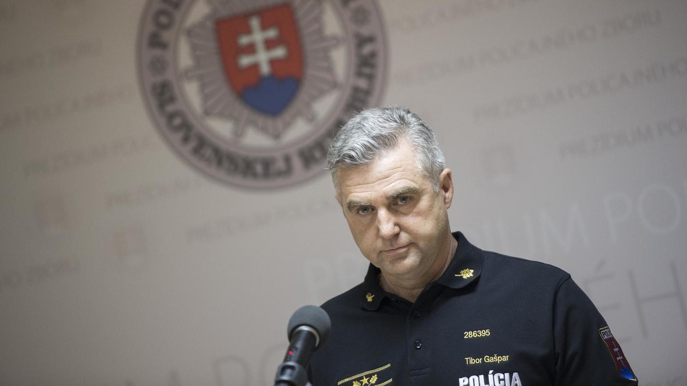 Il capo della polizia Tibor Gaspar