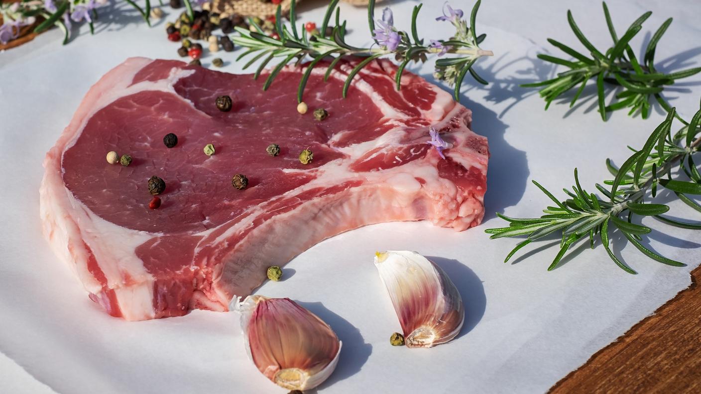 Il consumo di carne è sceso nel 2017 del 1,9% 