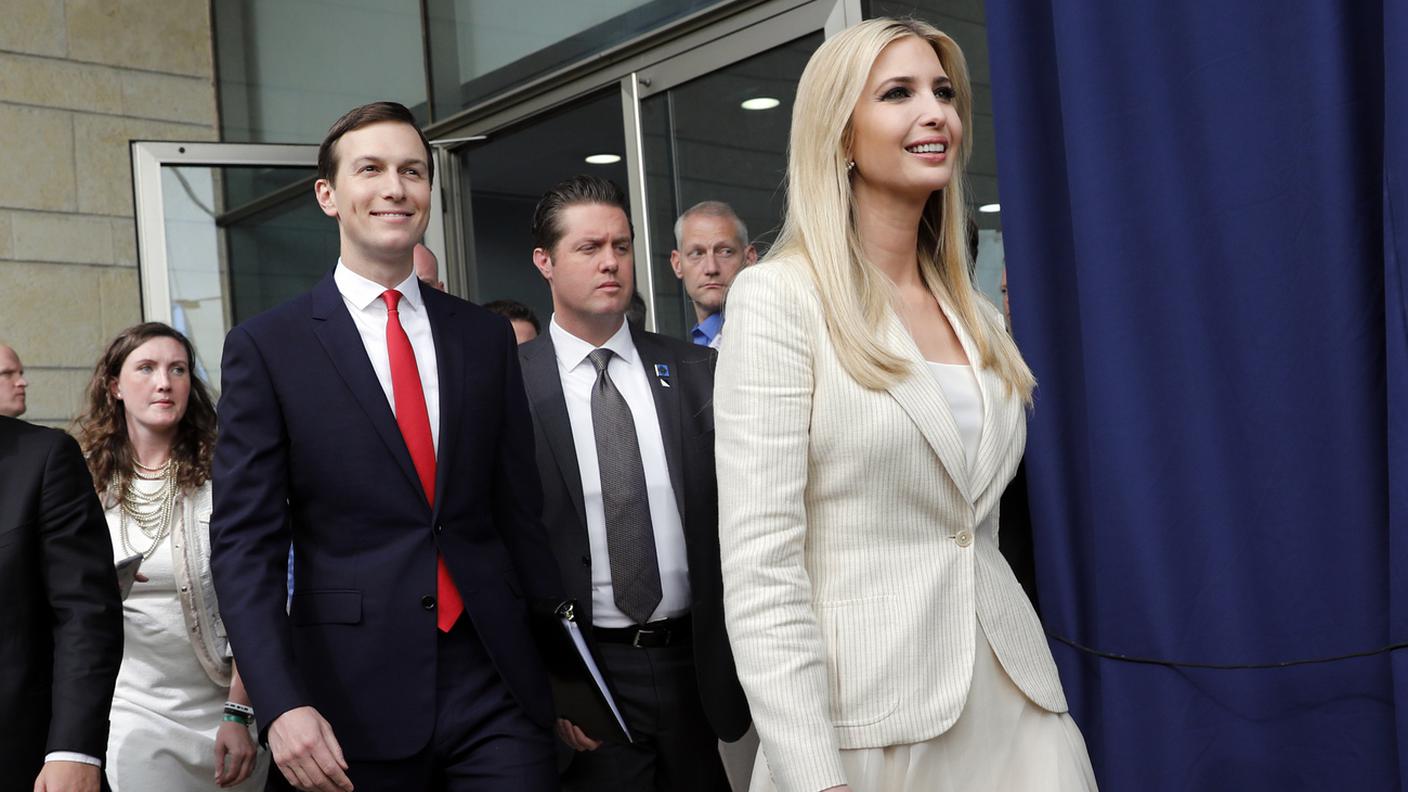 Ivanka Trump e Jared Kushner a Gerusalemme