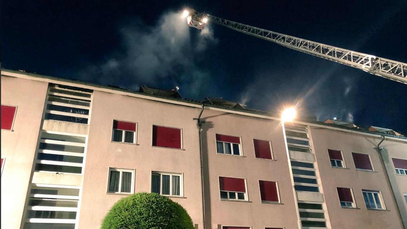 L'incendio è stato domato