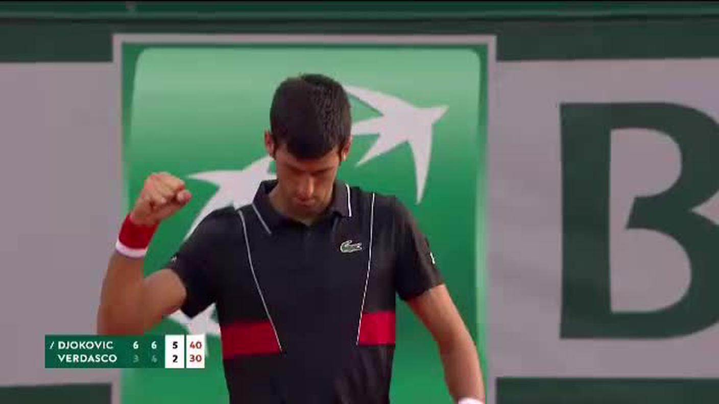 Roland Garros, il servizio sugli ottavi di finale (Domenica Sportiva 03.06.2018)