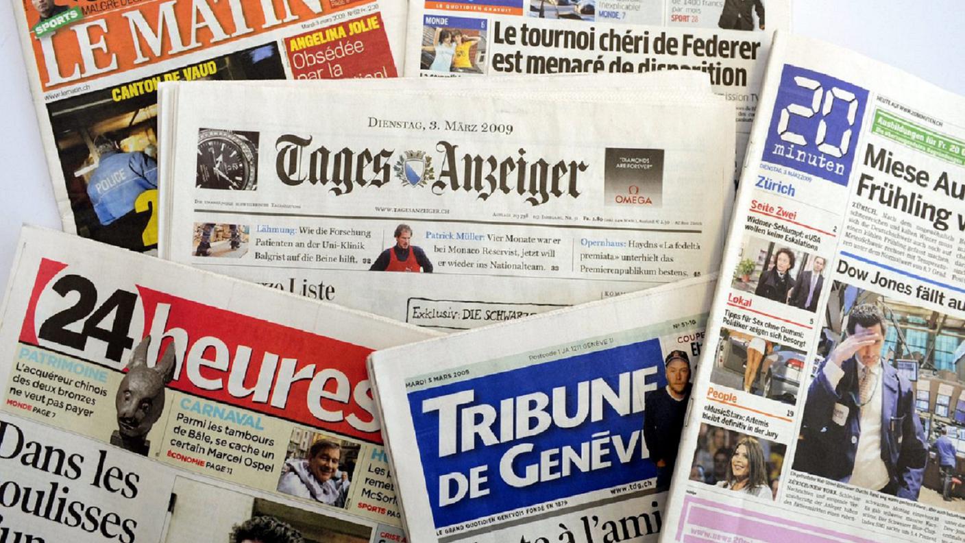 Il ventaglio dei giornali svizzeri continua a impoverirsi, dopo la fine annunciata del Matin