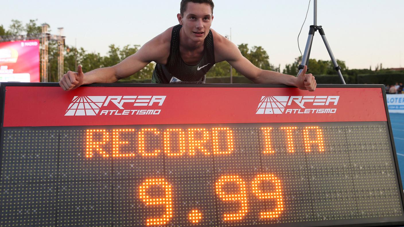 Atletica Tortu cancella Mennea sui 100m RSI