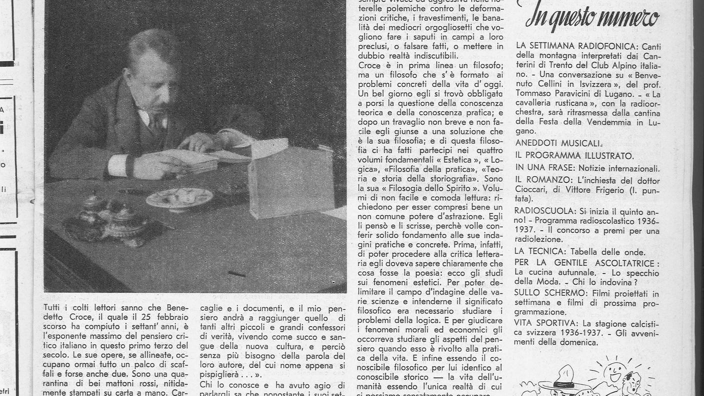 Radioprogramma, 3.10.1936