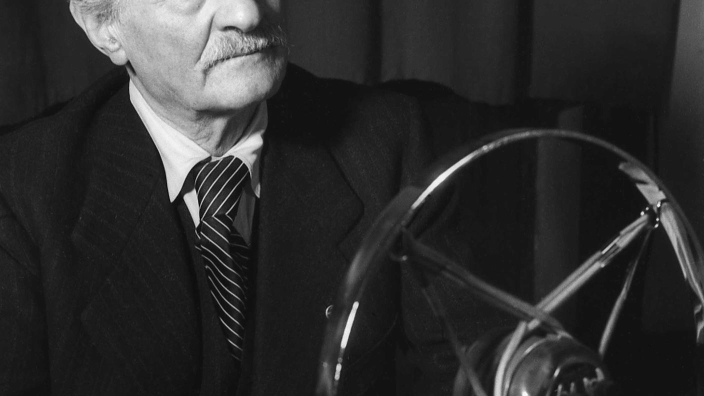 Arturo Farinelli ai microfoni della Radio svizzera (1937)