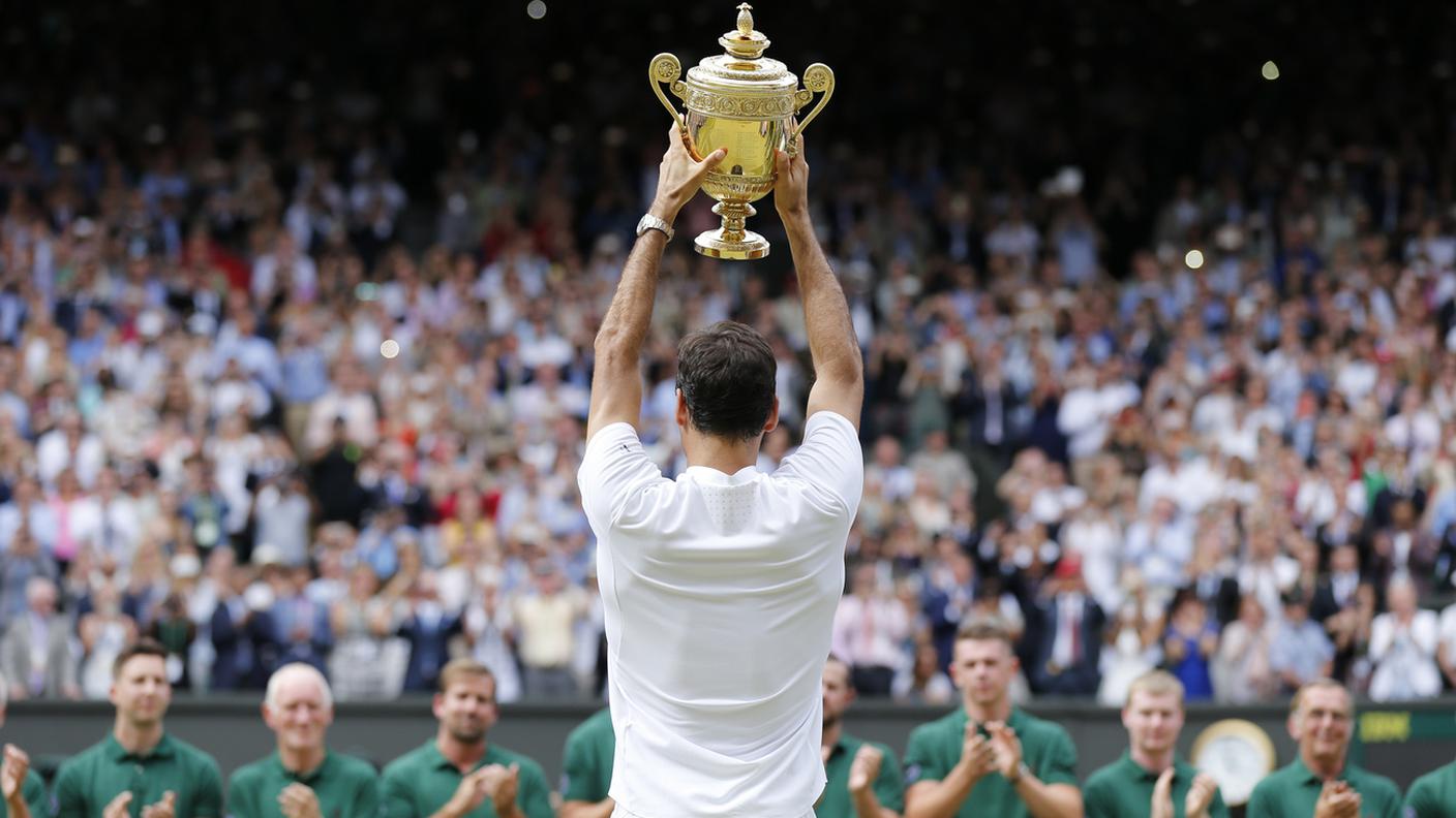 Lo scorso anno Federer ha festeggiato l'ennesimo trionfo nel suo giardino