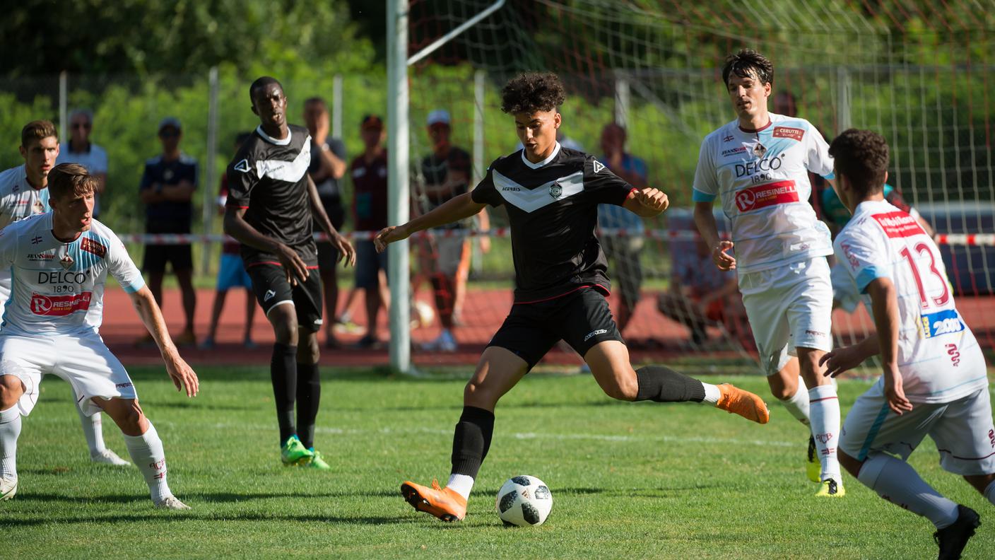 Un momento della partita