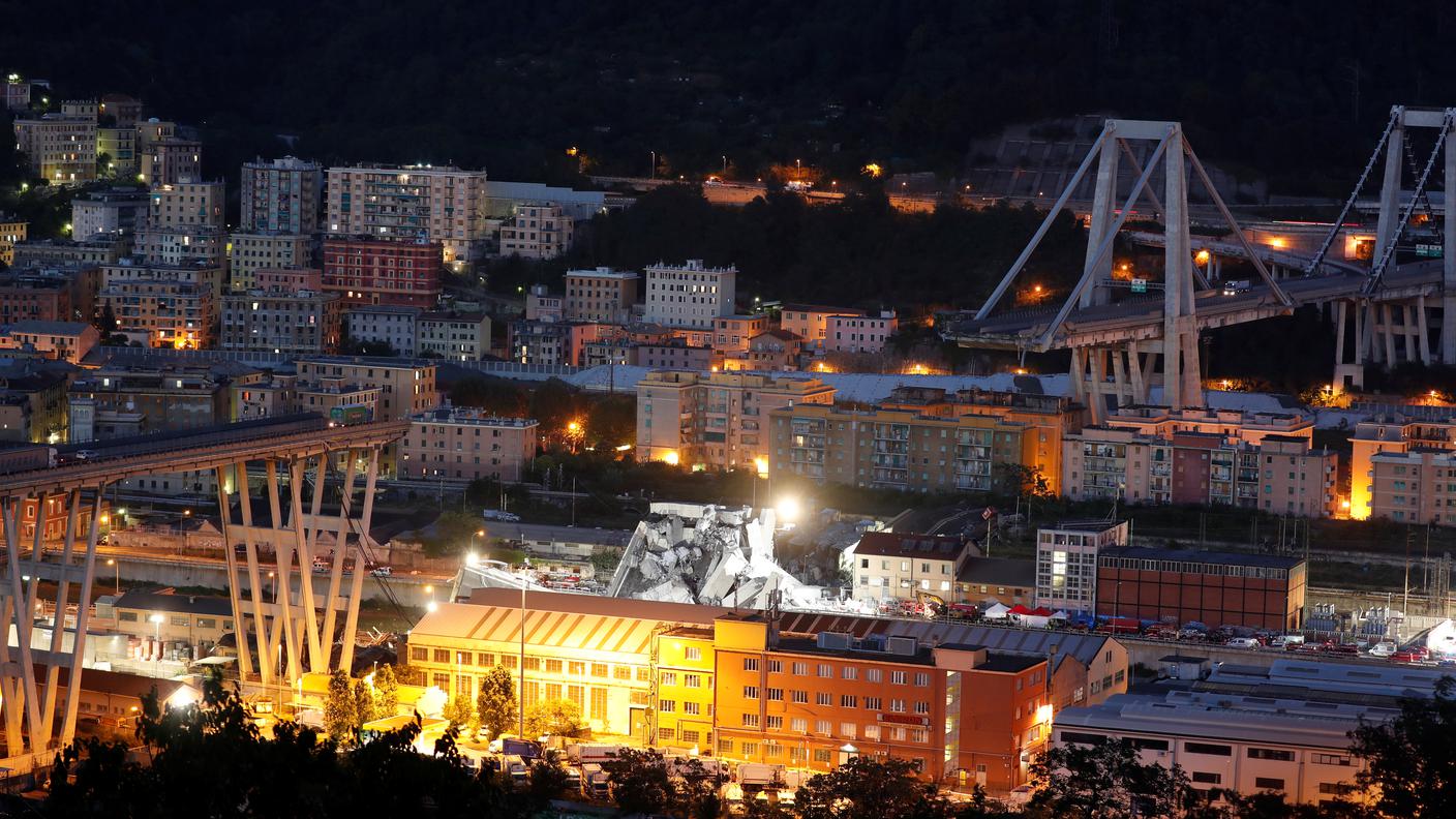 Il ponte crollato