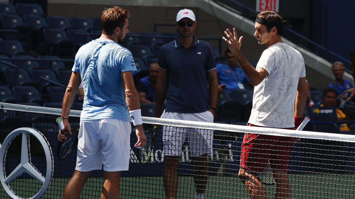 I due elvetici in allenamento a New York