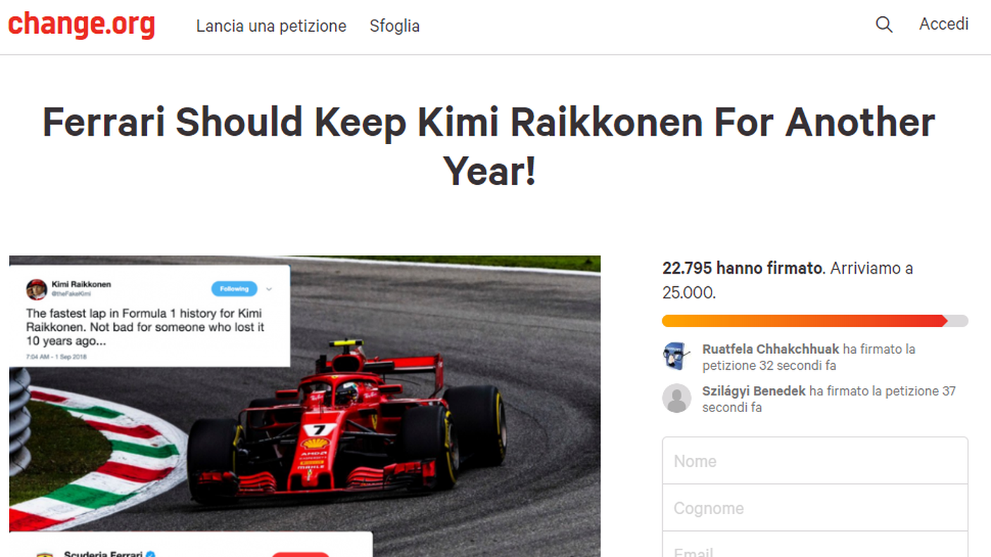 Già oltre 20'000 firme
