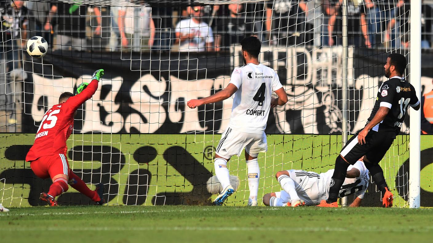 Il gol del 2-2 di Junior