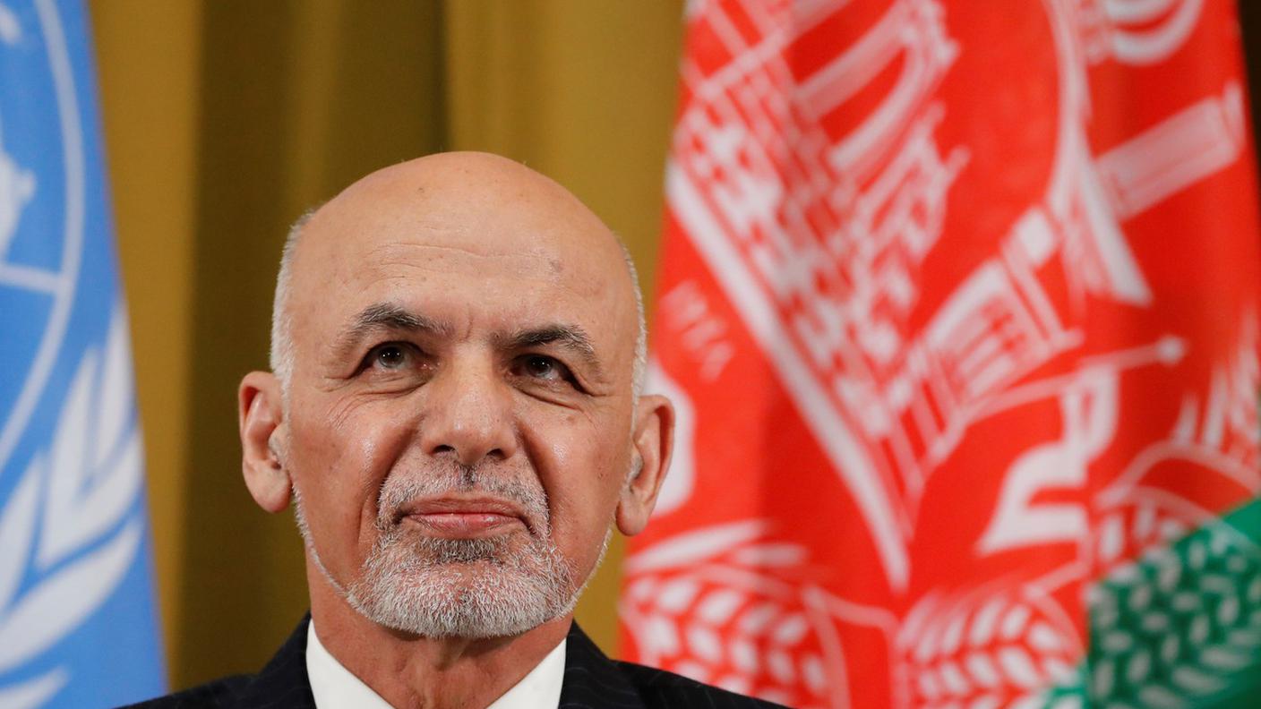 Il presidente afgano Mohammad Ashraf Ghani a Ginevra