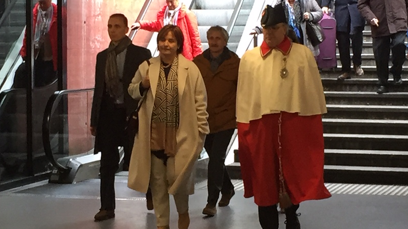Marina Carobbio Guscetti in viaggio verso il Ticino