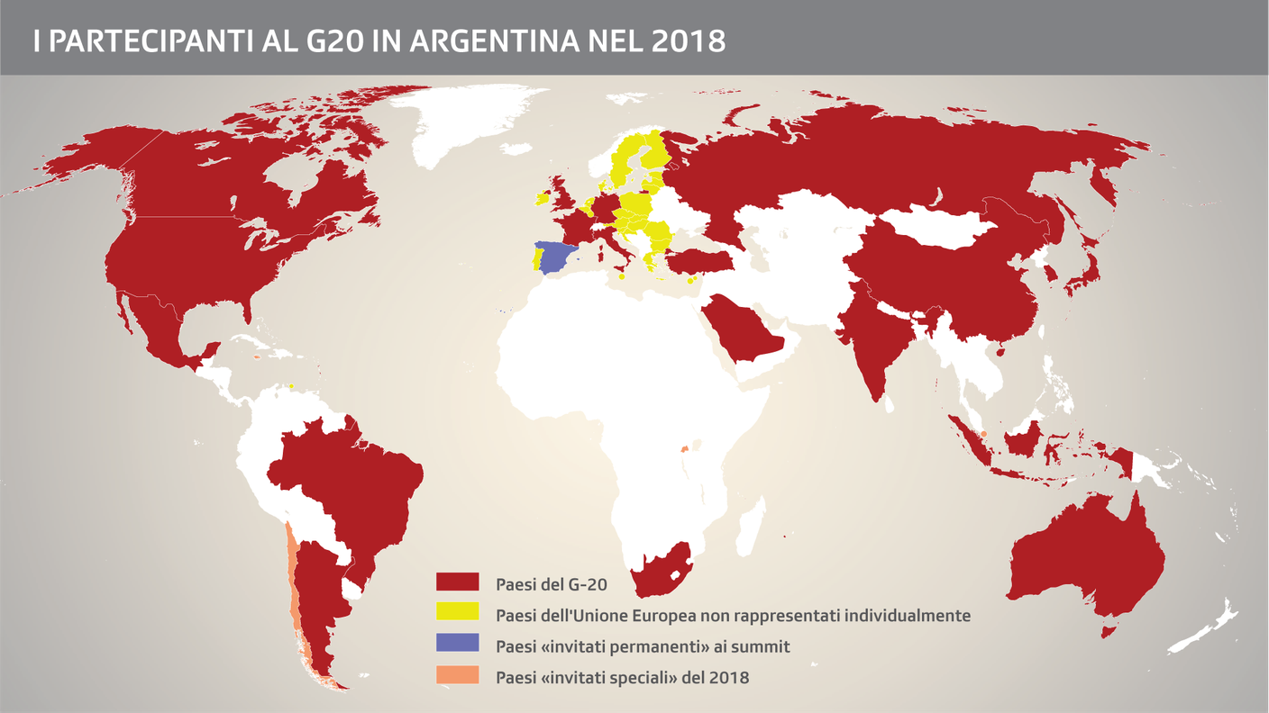 I partecipanti al G20 2018