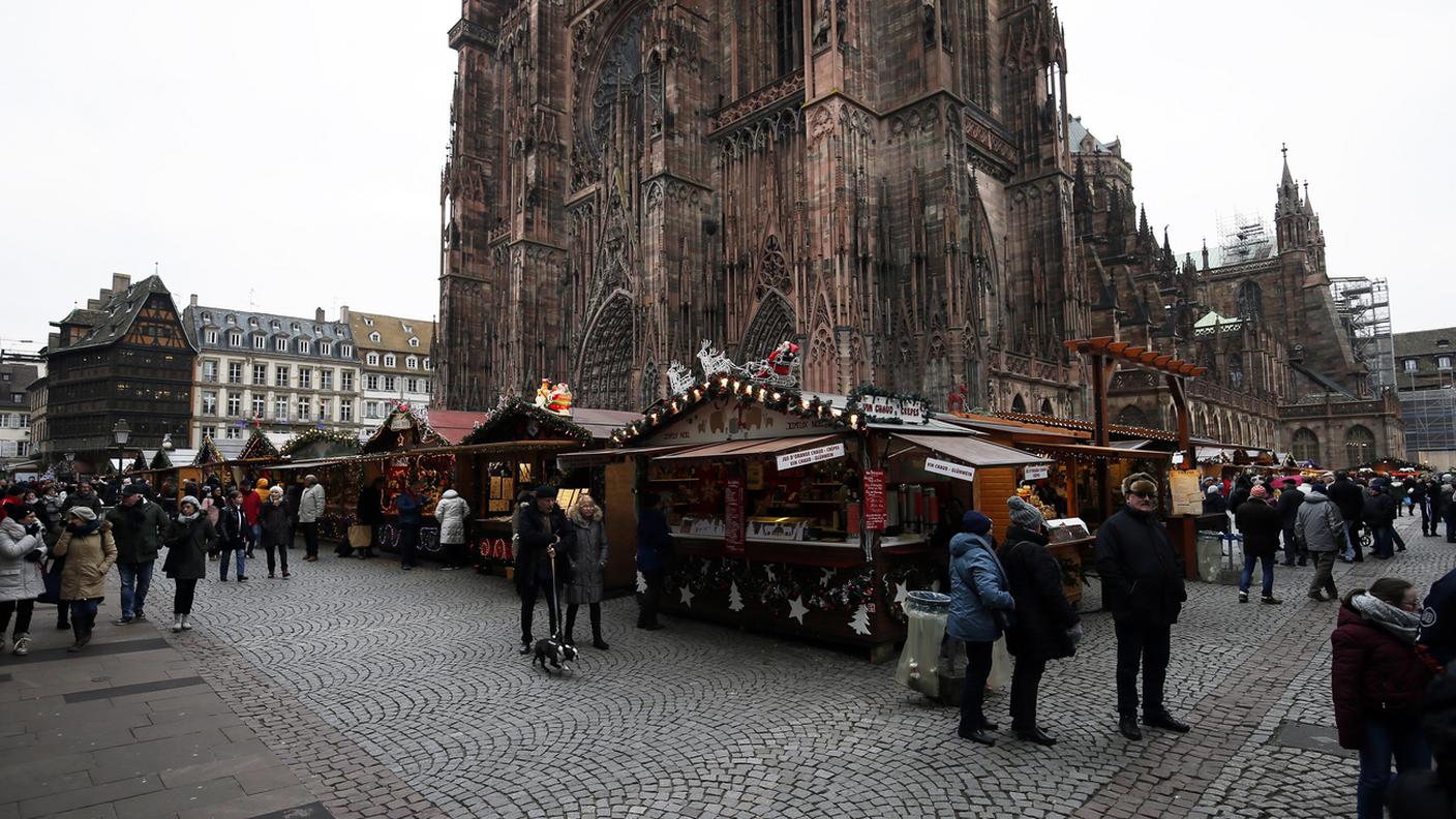 I luoghi dell'attentato nel centro di Strasbrgo 
