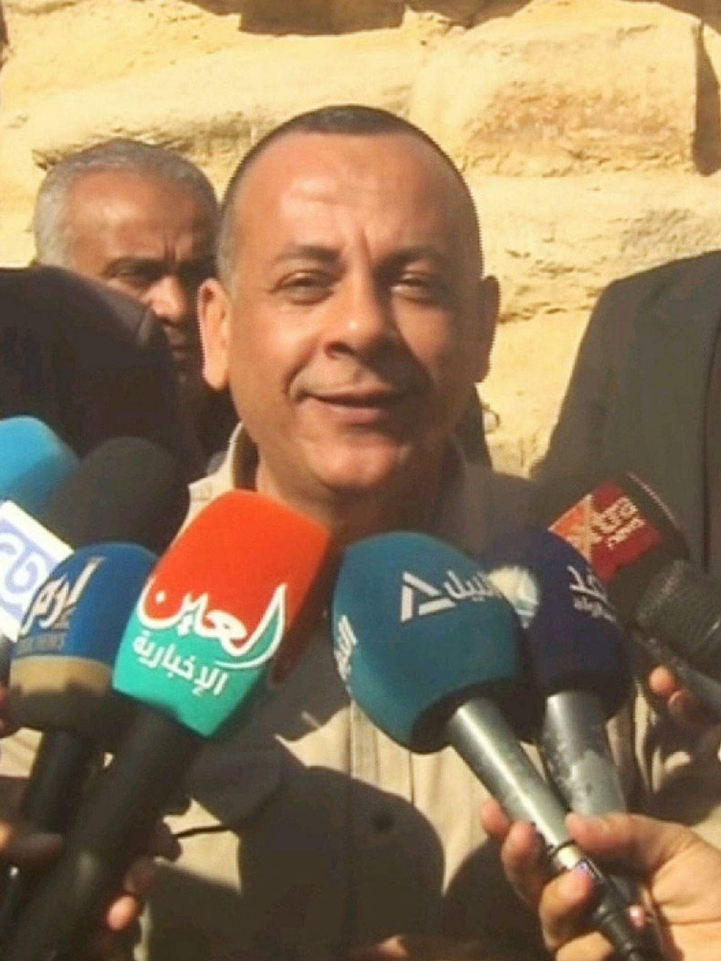 Il ministro delle antichità egiziano, Khaled el Anany