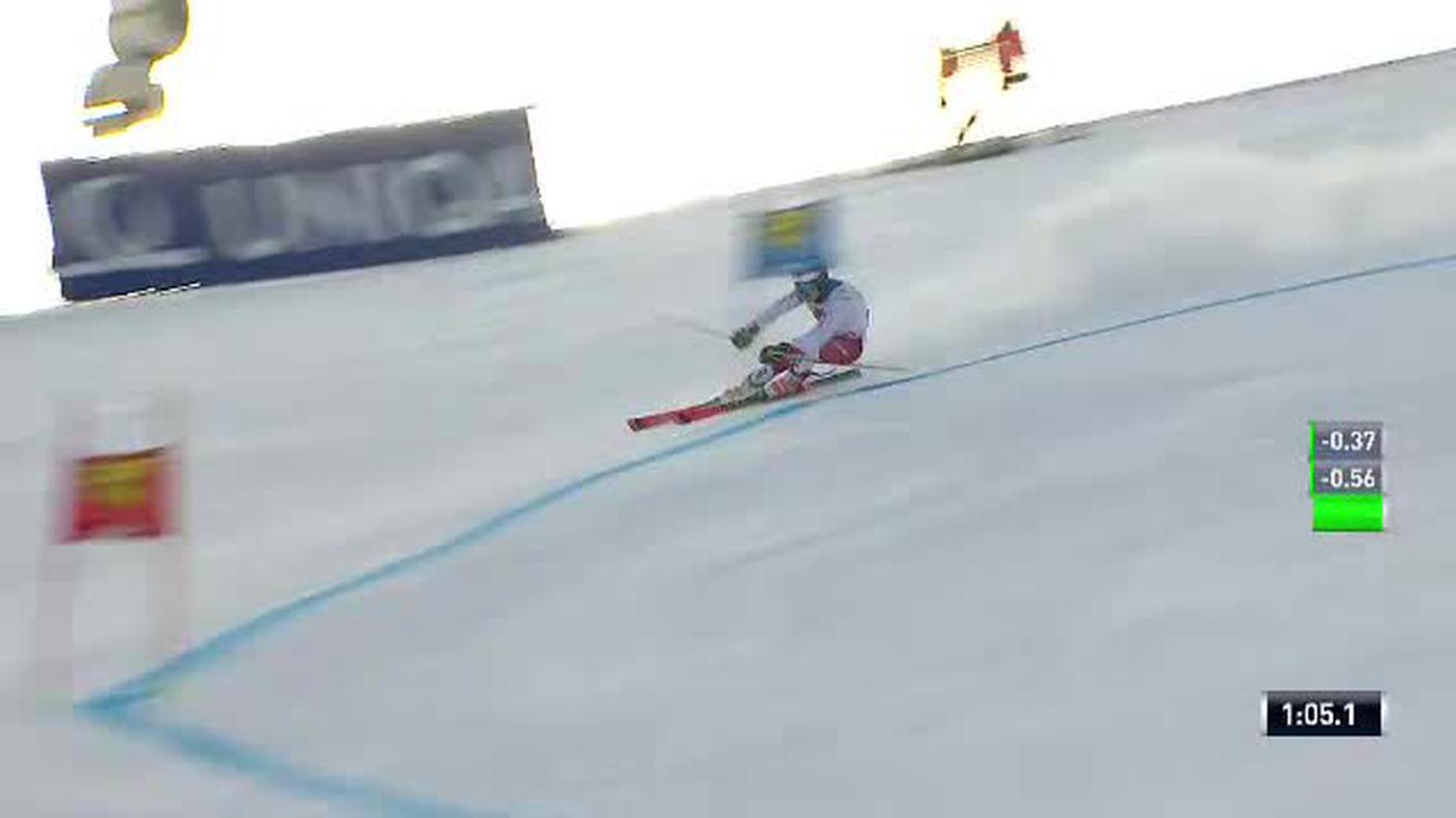 Gigante maschile di Saalbach, la prima manche di Loïc Meillard (19.12.2018)=