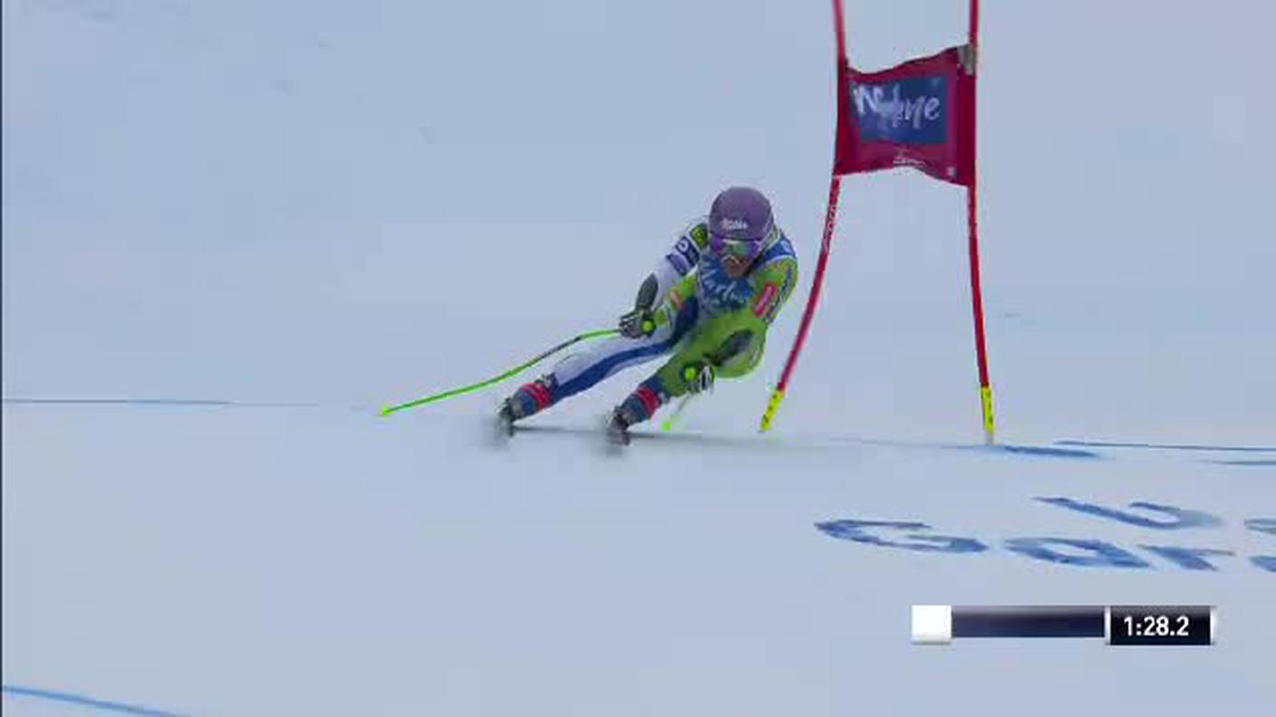 Super G femminile della Val Gardena, la prova di Ilka Stuhec (19.12.2018)