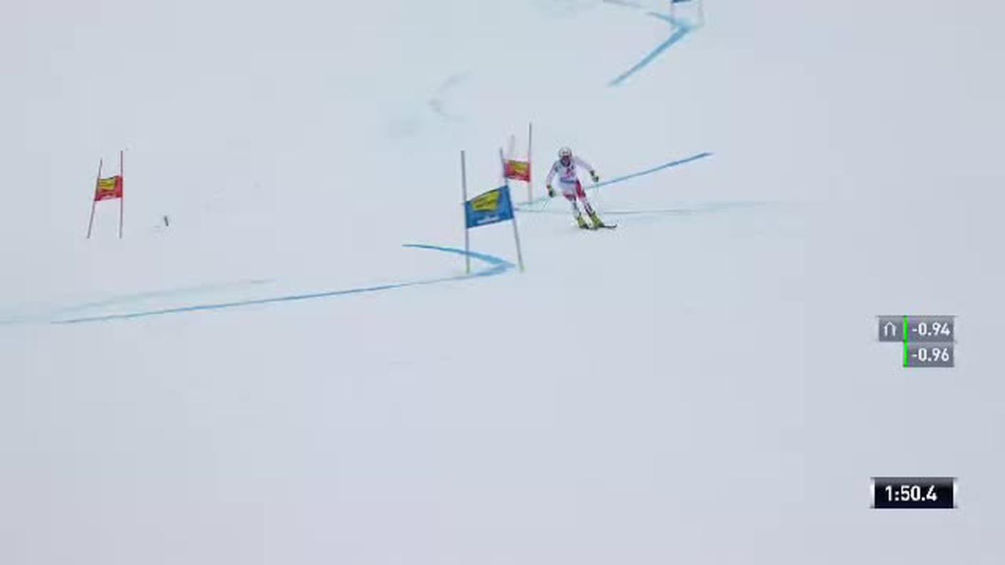 Gigante maschile di Saalbach, la seconda manche di Thomas Tumler (19,12,2018)