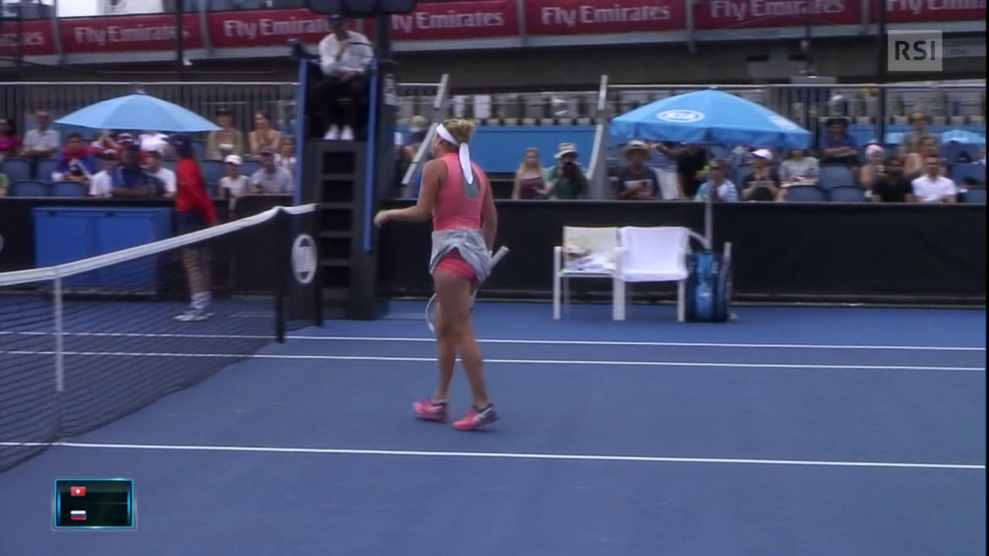Australian Open, il match point di Bacsinszky - Vikhlyantseva (17.01.2019)