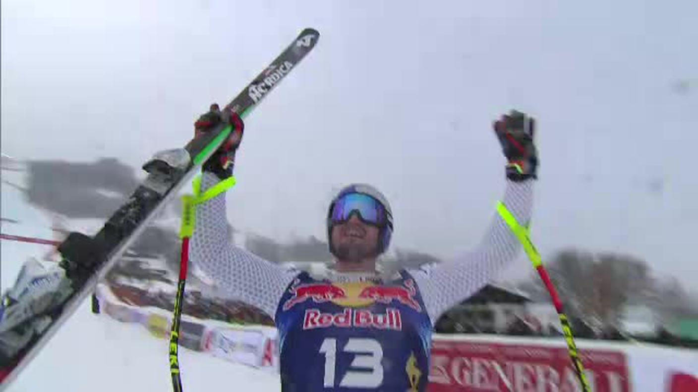 Discesa maschile di Kitzbühel, la prova di Dominik Paris (25.01.2019)