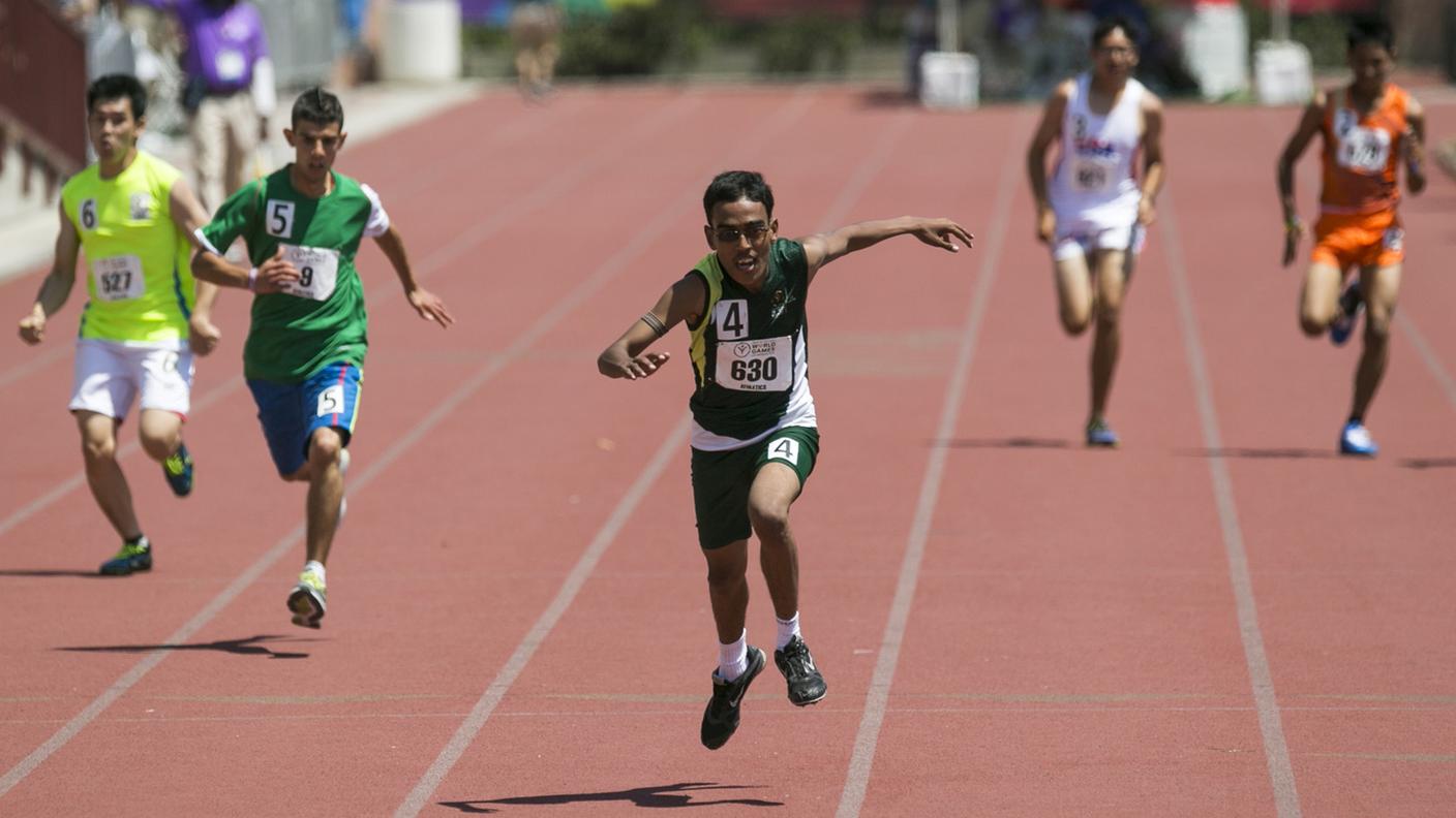 Un momento degli Special Olympics 2015 a Los Angeles