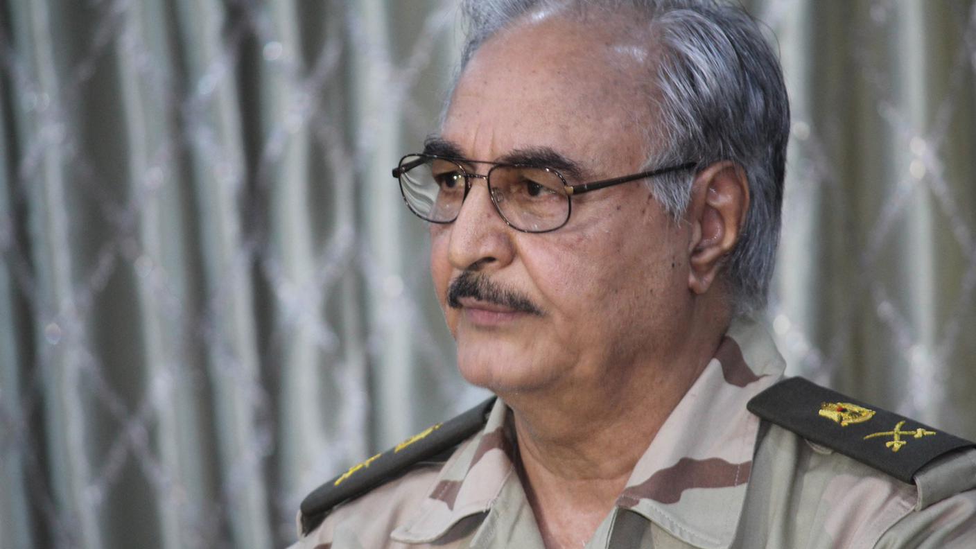 Il generale a Tripoli nel 2014