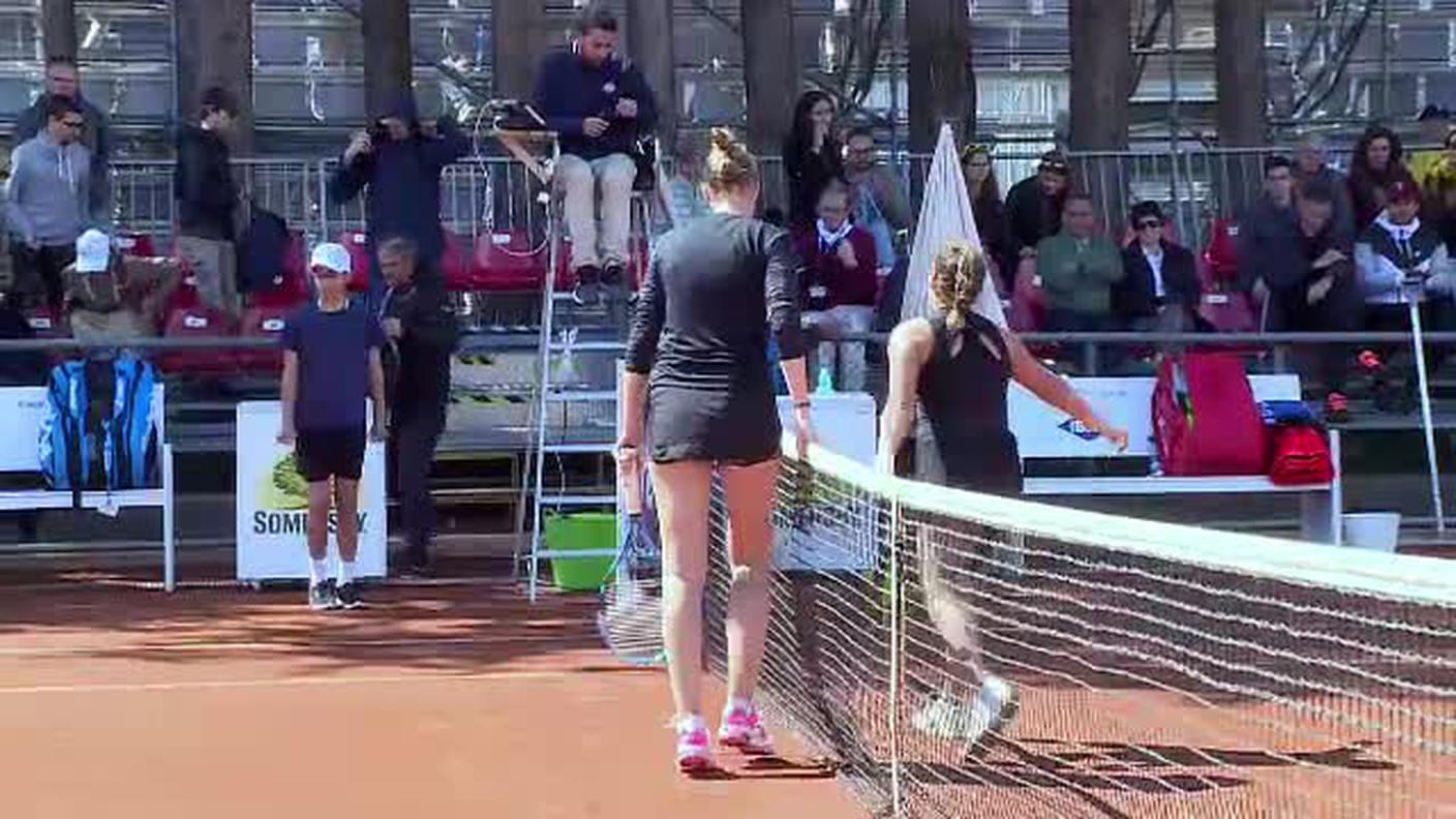 SP TENNIS WTA LUGANO  Y.IN ALBON (SUI) - K.PISKOVA (CZE)