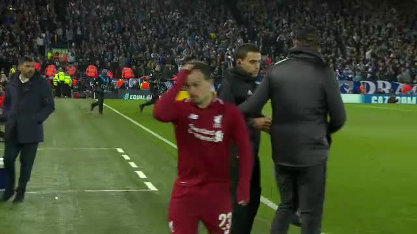 CL, Shaiqiri pronto per entrare in campo, ma Liverpool - Porto finisce prima (09.04.2019) 