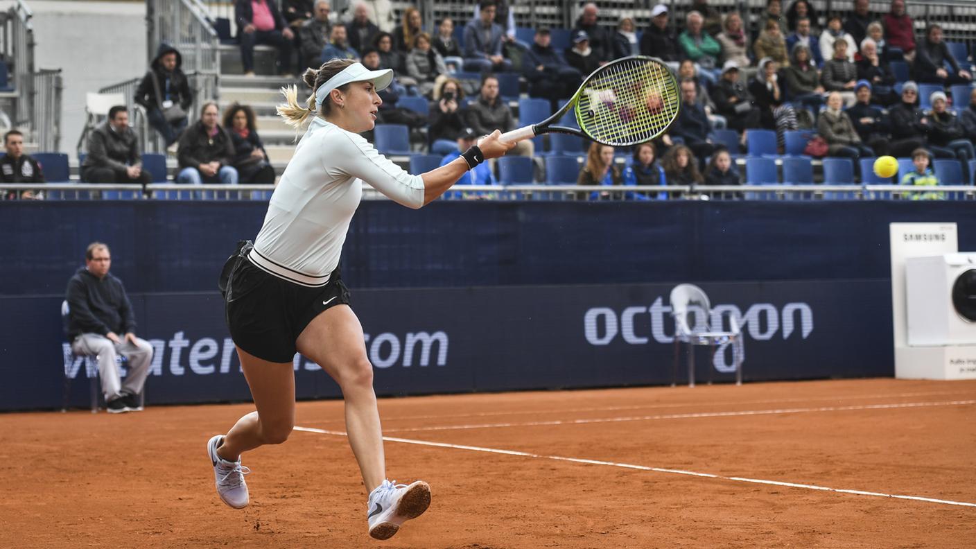 La testa di serie numero uno del torneo Belinda Bencic